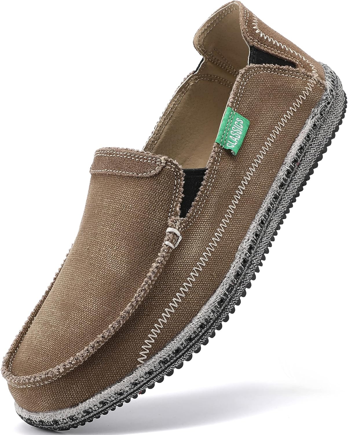 VILOCY Mens Slip on Deck Shoes for Casual Beach and Boat Wear