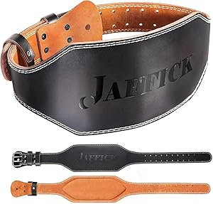 Genuine Leather Weight Lifting Belt for Men - Heavy Duty Support
