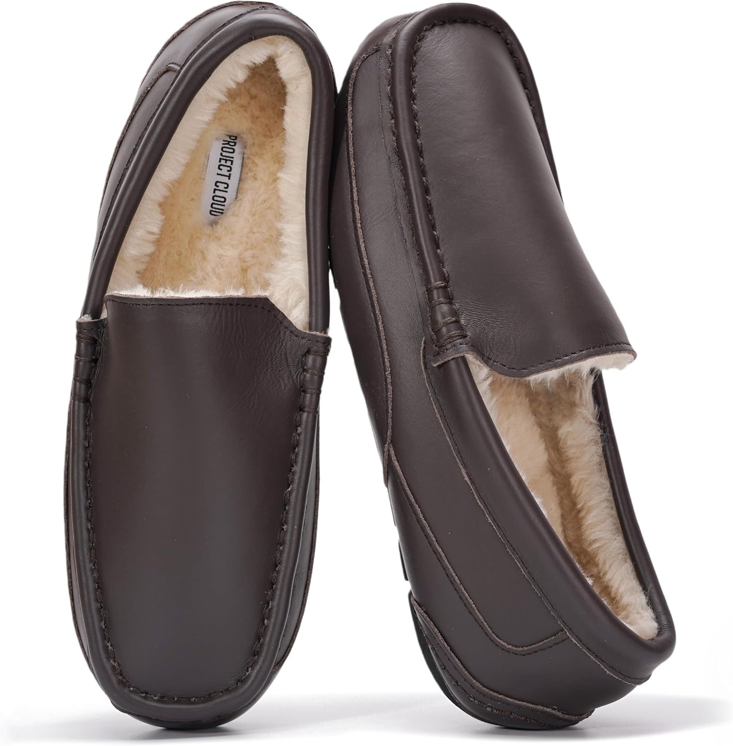 Project Cloud Mens Slippers with Memory Foam for Ultimate Comfort
