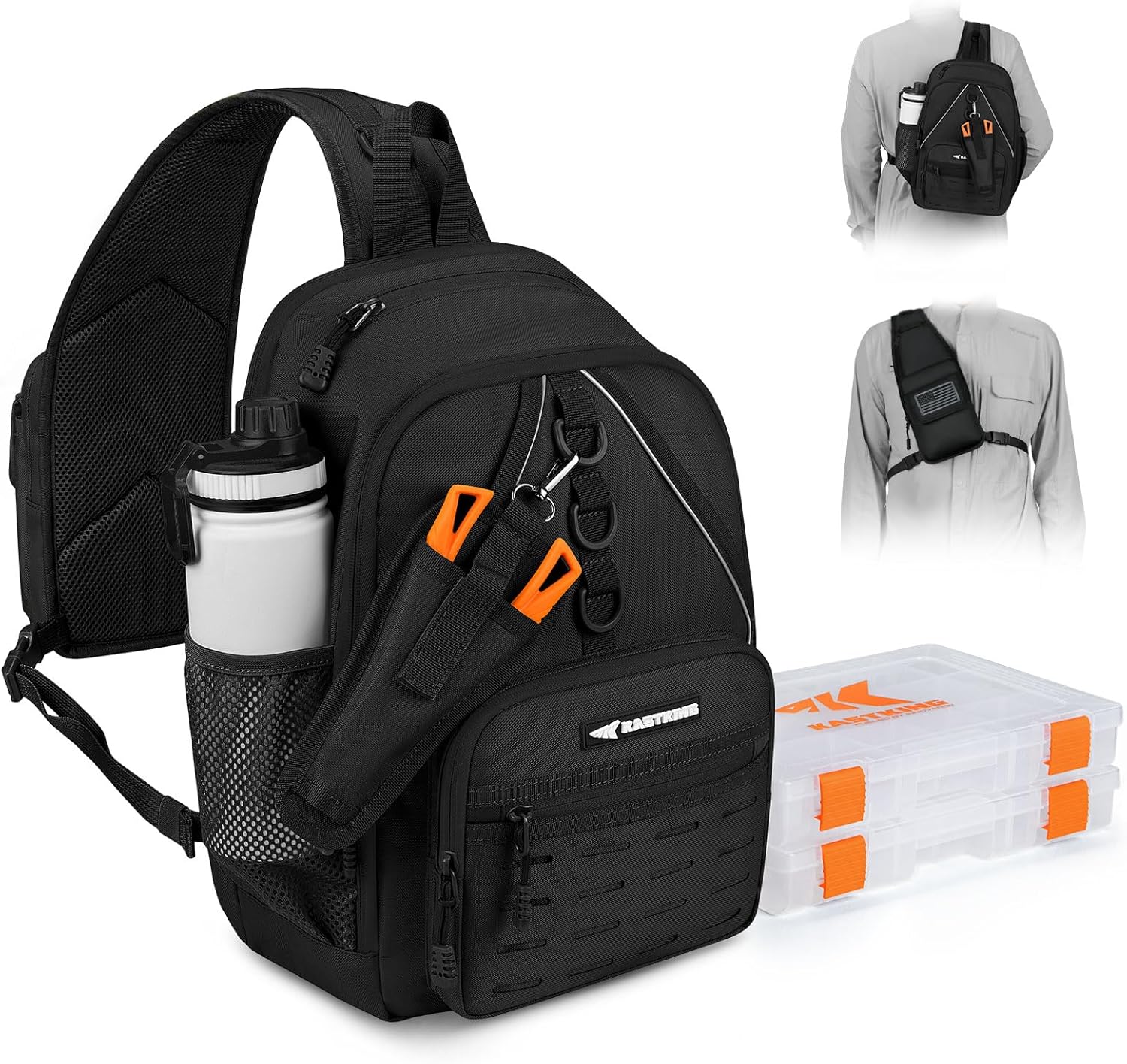 KastKing Tactical Fishing Sling Bag - Organize Your Gear!