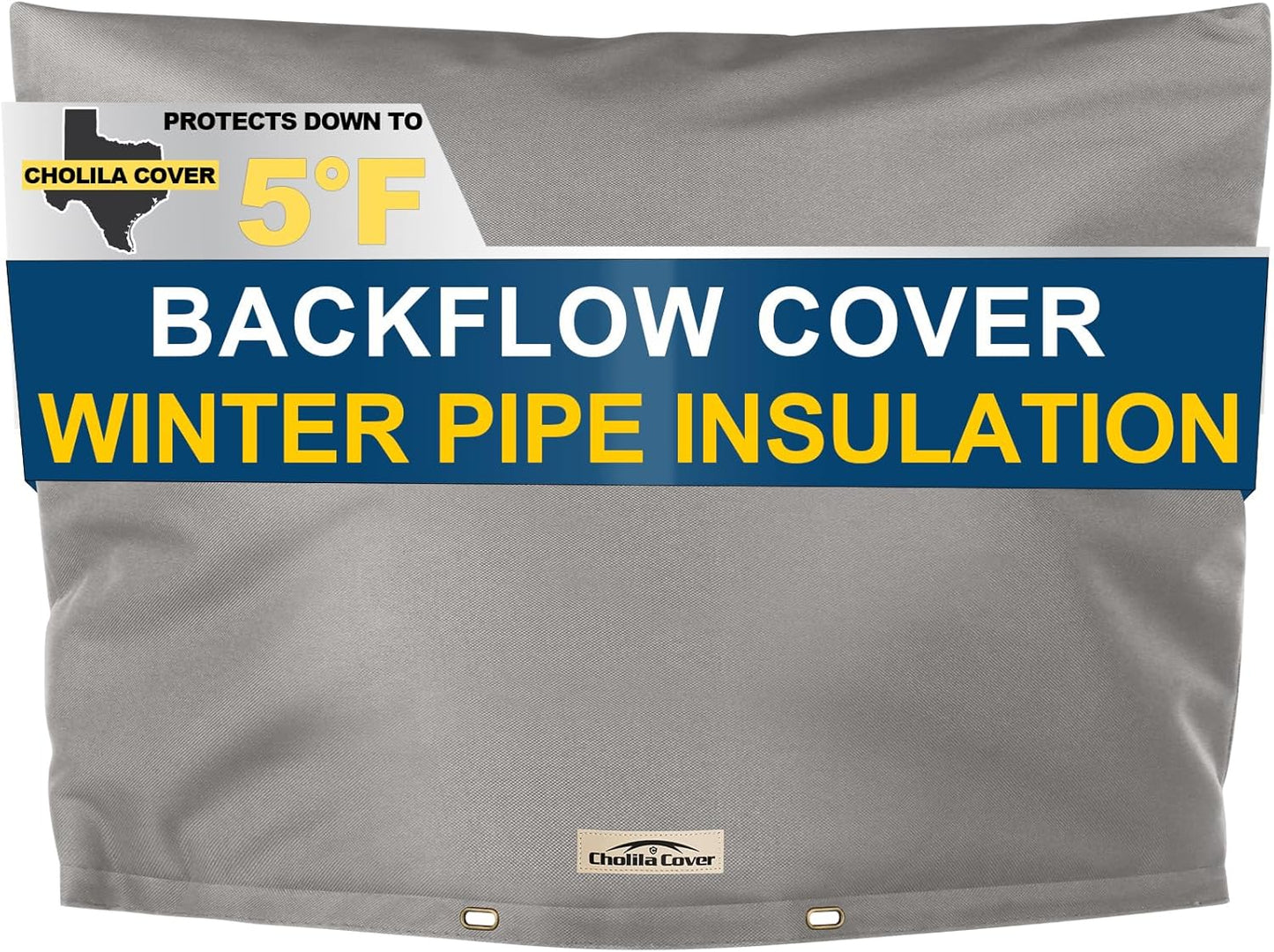 Backflow Preventer Cover Insulated for Winter Pipe Freeze Protection