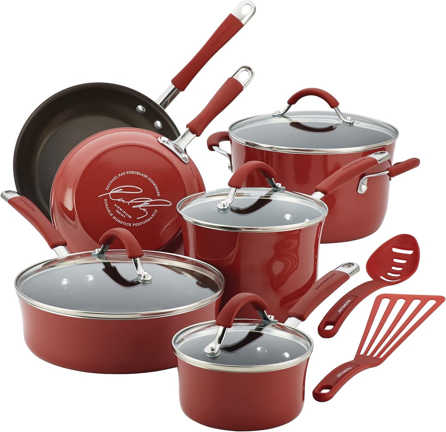 Rachael Ray Cucina Nonstick Cookware Set for Effortless Cooking