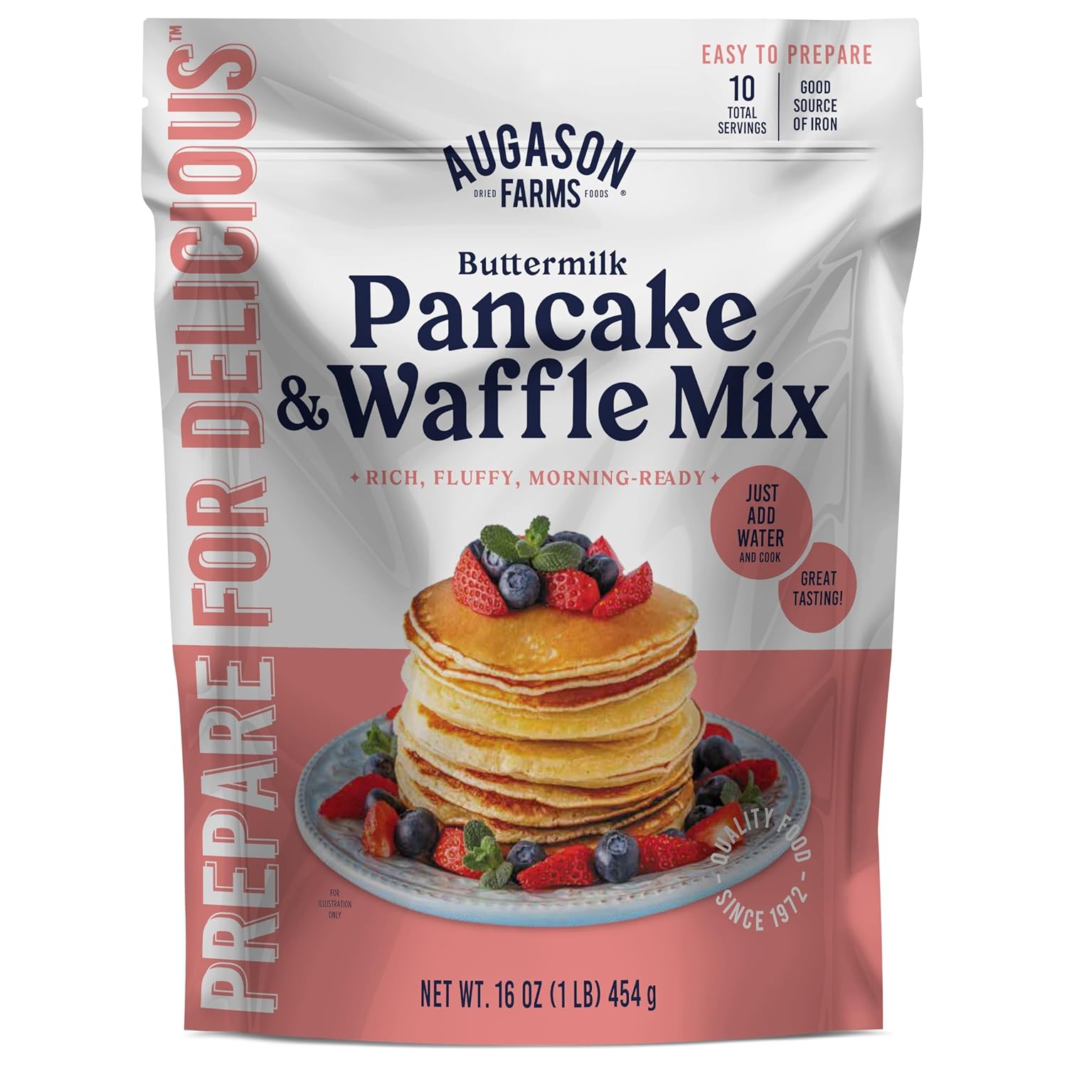 Augason Farms Buttermilk Pancake & Waffle Mix for Emergencies
