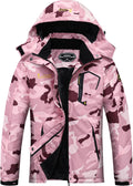 Waterproof Ski Jacket Women's Warm Winter Snow Coat - Windproof Hooded