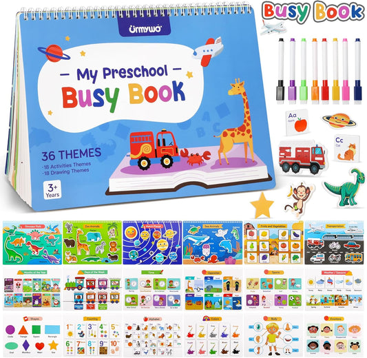 36 Themes Busy Book - Educational Travel Toy