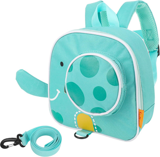 Sylken Toddler Backpack with Leash - Cute Elephant Design!