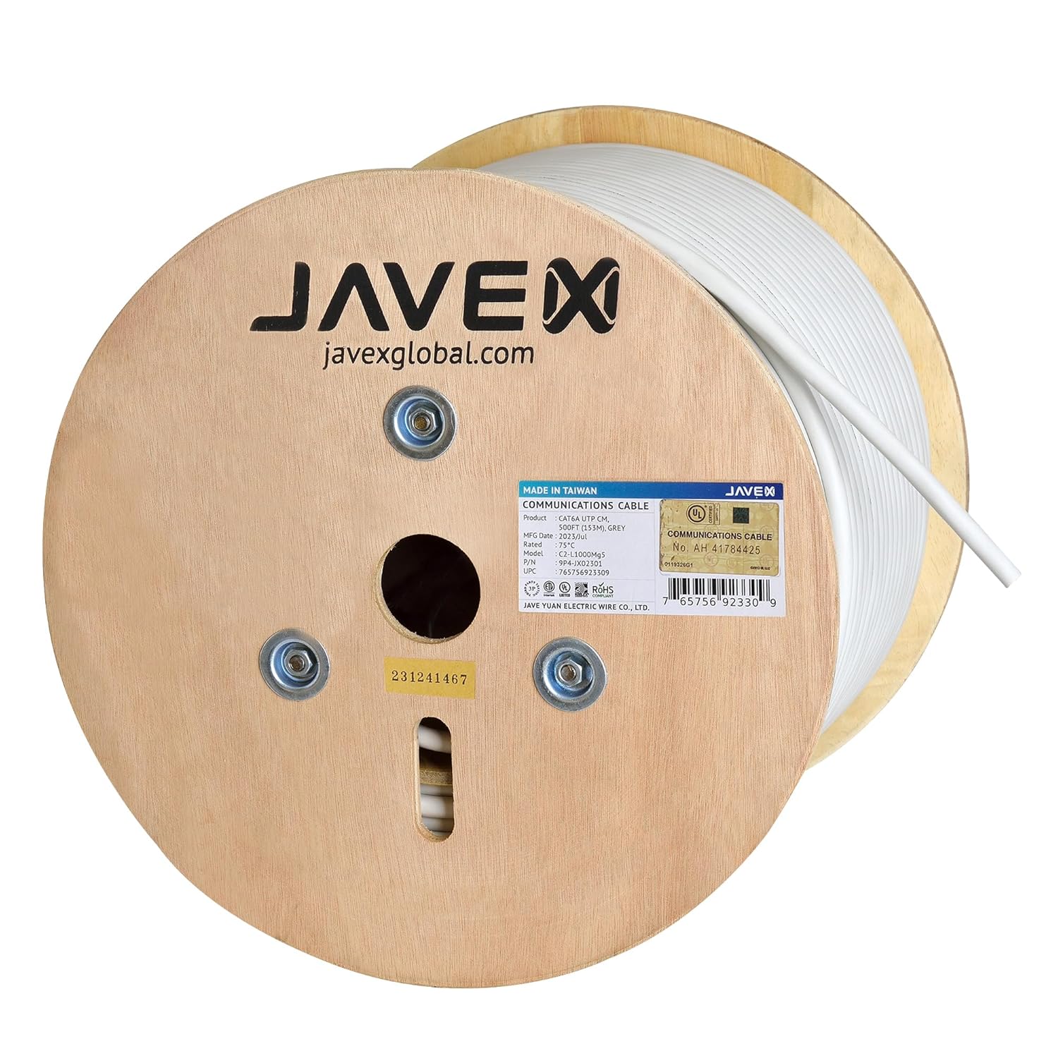 JAVEX 23AWG CAT6A Ethernet Cable for High-Speed Connectivity