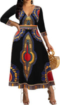 Bohemian Vintage Maxi Dress by Bttup
