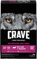 CRAVE Grain Free High Protein Adult Dry Dog Food with Lamb