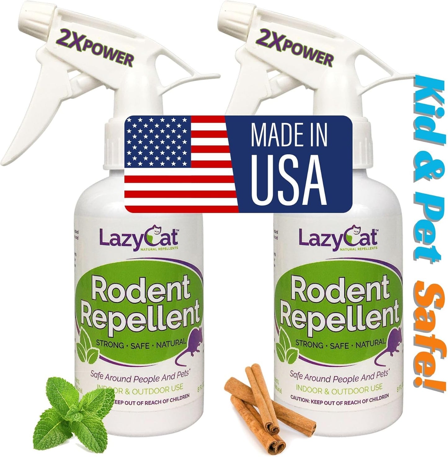 MAX Power Rodent Repellent 2X Strength - Lazy Cat