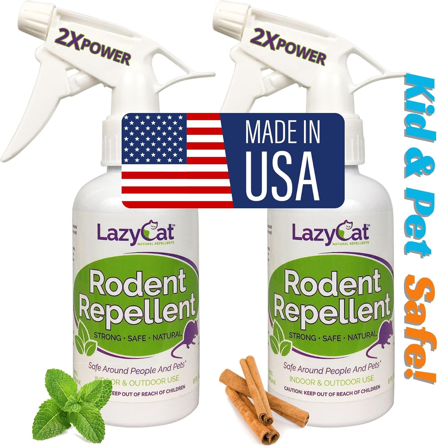 MAX Power Rodent Repellent 2X Strength - Lazy Cat