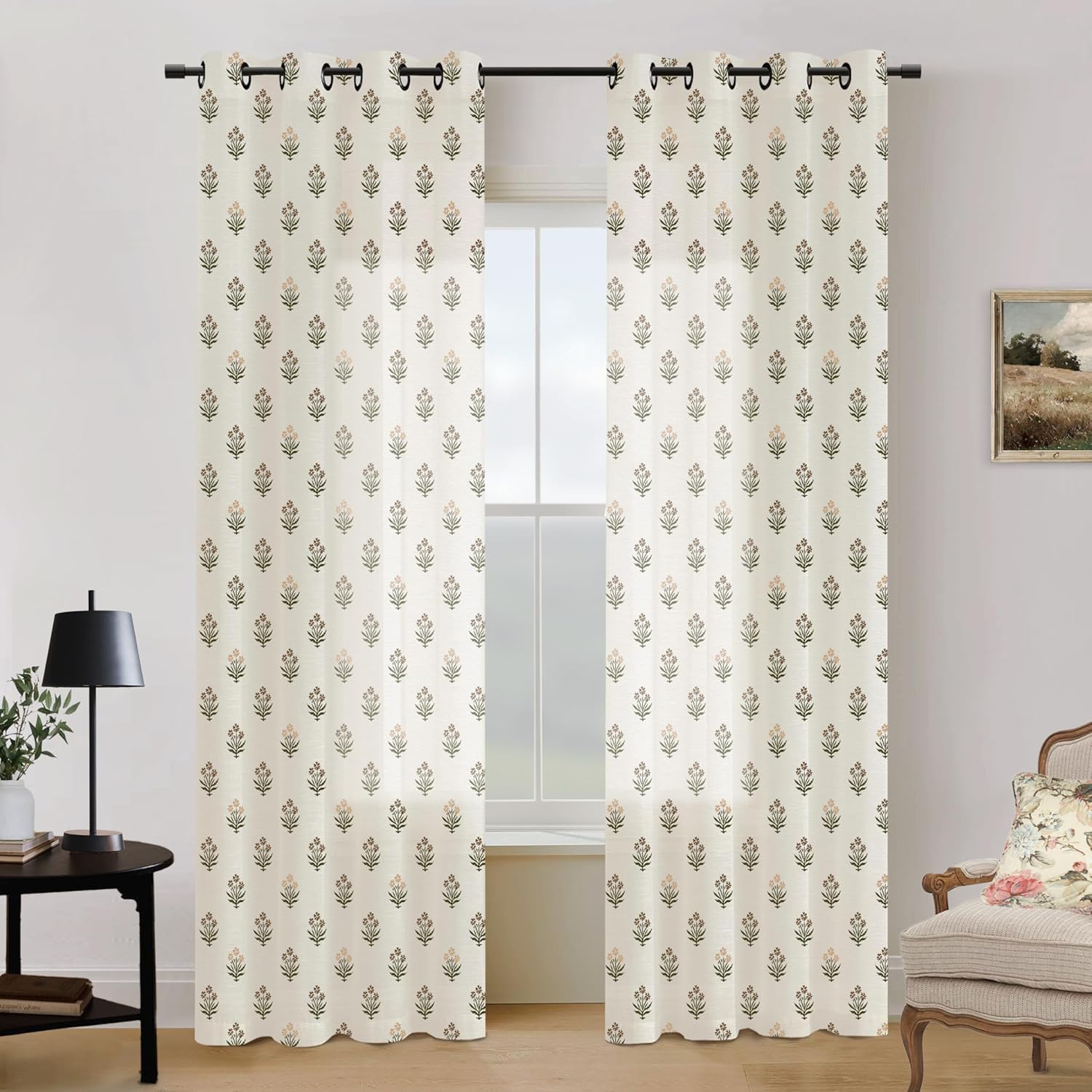 Brown Curtains 96 Inches Long for Elegant Living Room Decor