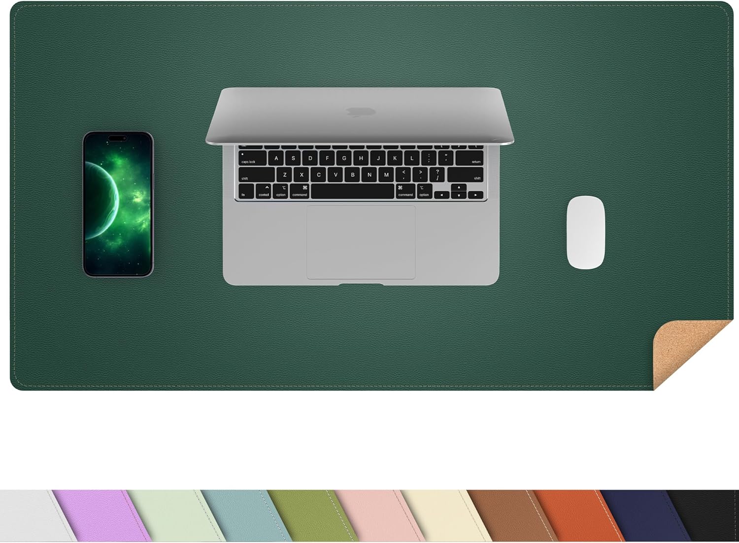 AFIING Dual-Sided Desk Pad: Non-Slip, Waterproof, Easy Clean