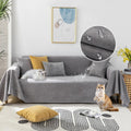 Thick Waterproof Grey Sofa Cover Couch Cover - Durable 71x102 in