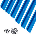 Aluminum 24 in T-Track 6PK - Durable Blue Anodized Workstation Track
