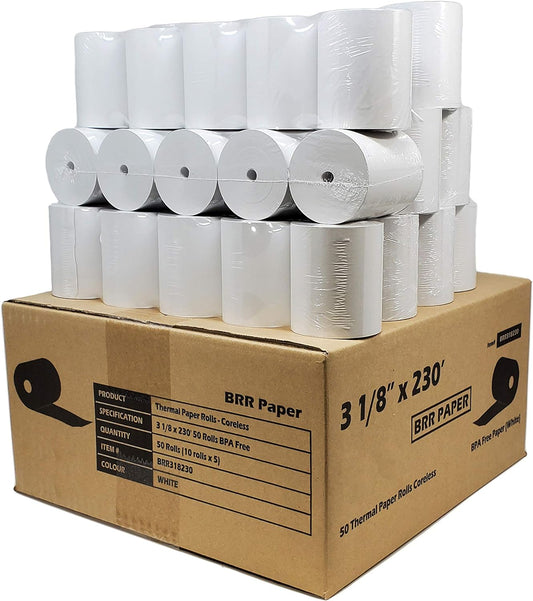 High-Quality BPA-Free Thermal Paper Rolls | Bulk Pack
