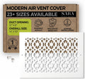 Air Vent Cover Grille 8in x 12in Decorative Register Cover - Clean