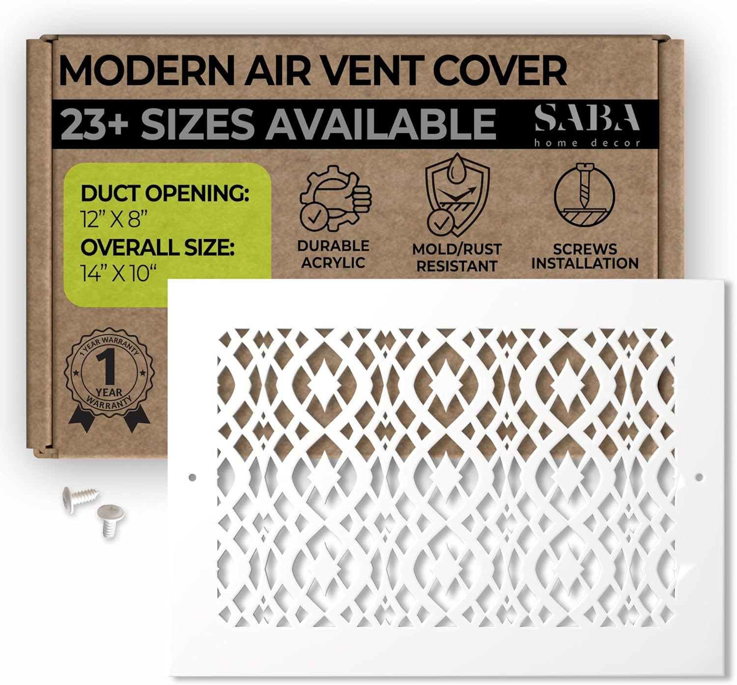 SABA Home Decor Air Vent Cover Grille - Stylish and Durable Design
