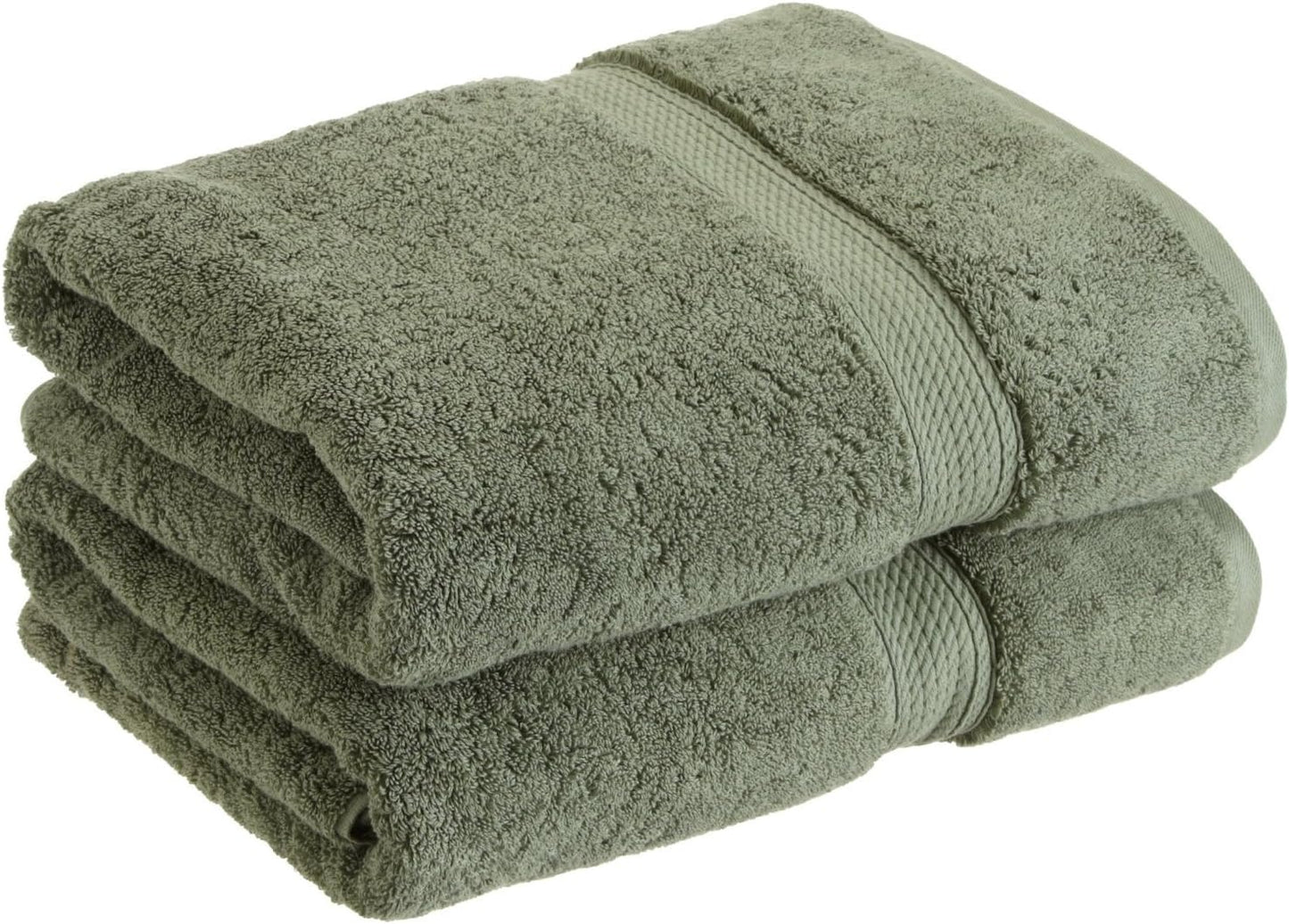 Superior Egyptian Cotton Pile Bath Towel Set of 2, Ultra Soft