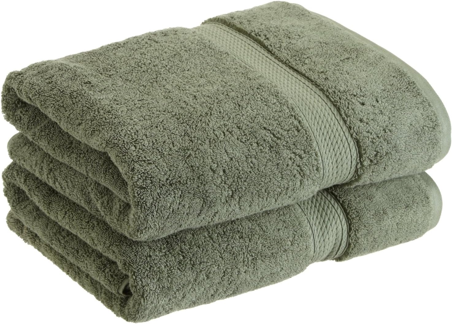 Superior Egyptian Cotton Pile Bath Towel Set of 2, Ultra Soft