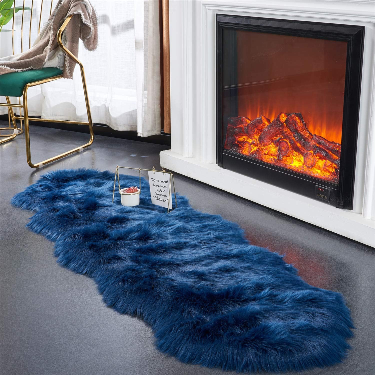EasyJoy Ultra Soft Fluffy Shaggy Area Rug for Home Decor