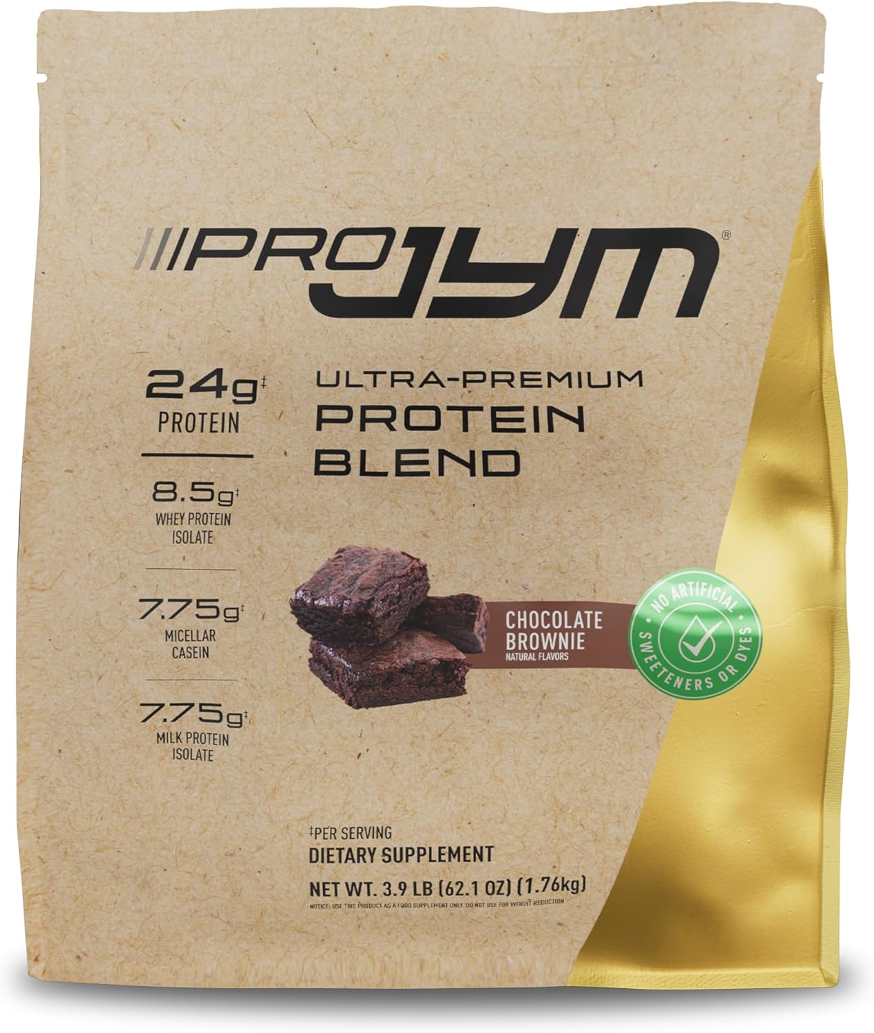 Pro JYM Natural Chocolate Brownie Protein Powder Blend Review