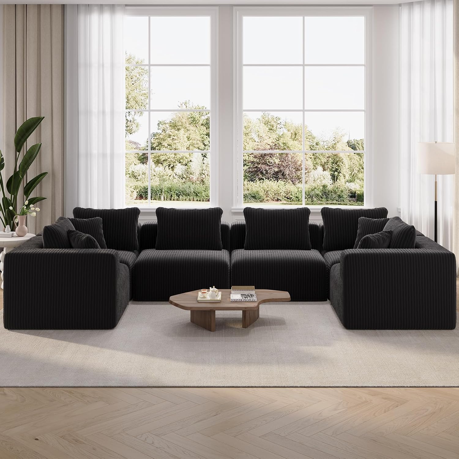 Novilla Modular Sectional Sofa: Modern Cloud Couch for Living Room