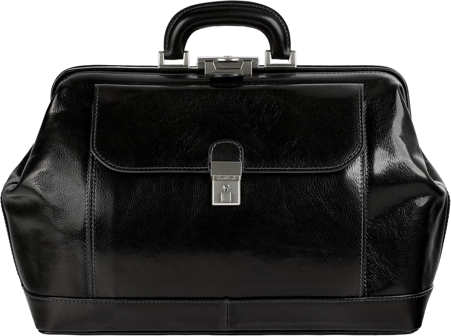 Time Resistance Leather Doctor Bag - Elegant Medical Briefcase