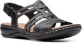 Clarks Leisa Janna Sandal - Comfortable Everyday Leather Flat Women's
