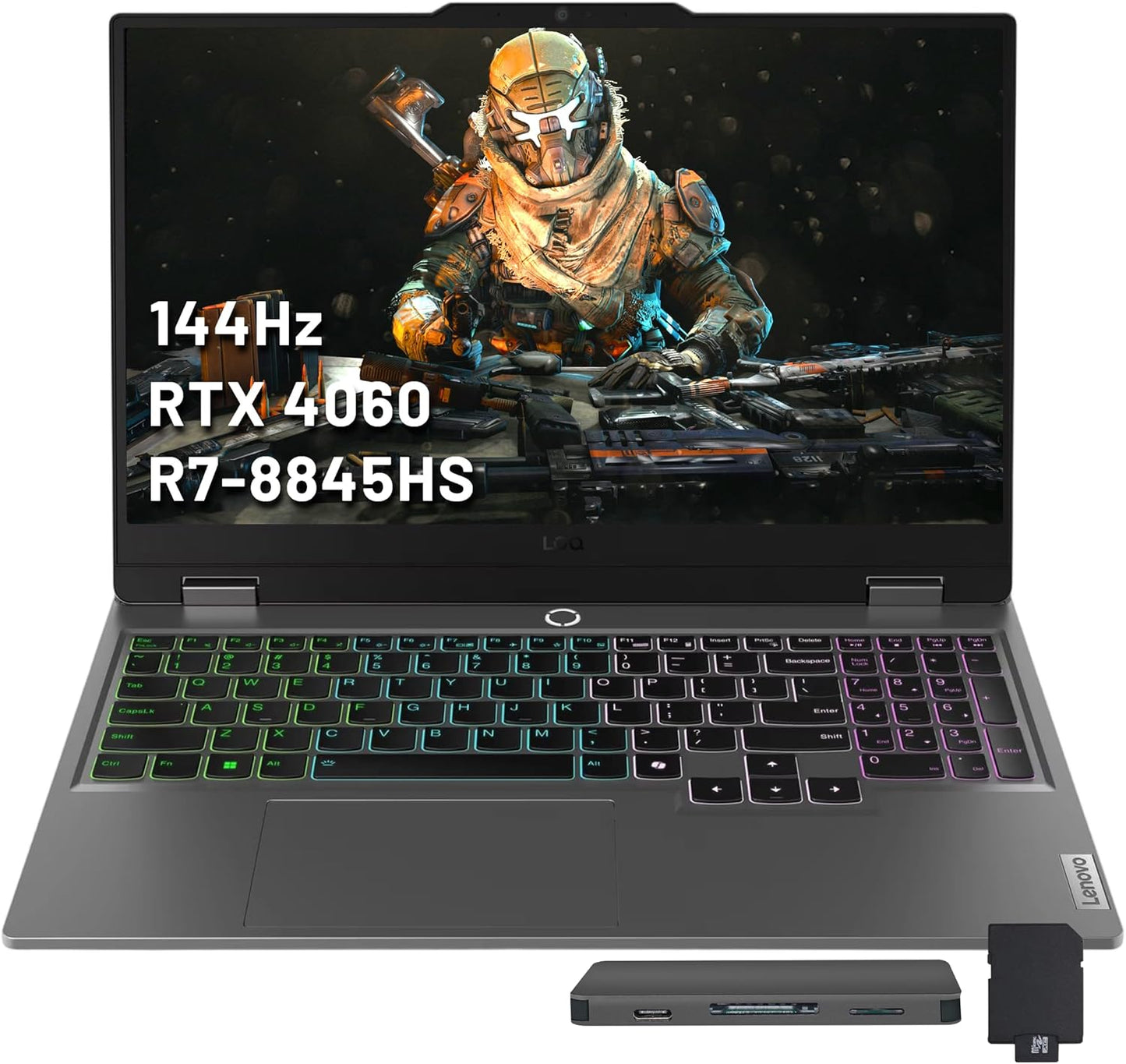 Lenovo LOQ 15.6ft' Gaming Laptop with Ryzen 7 and RTX 4060
