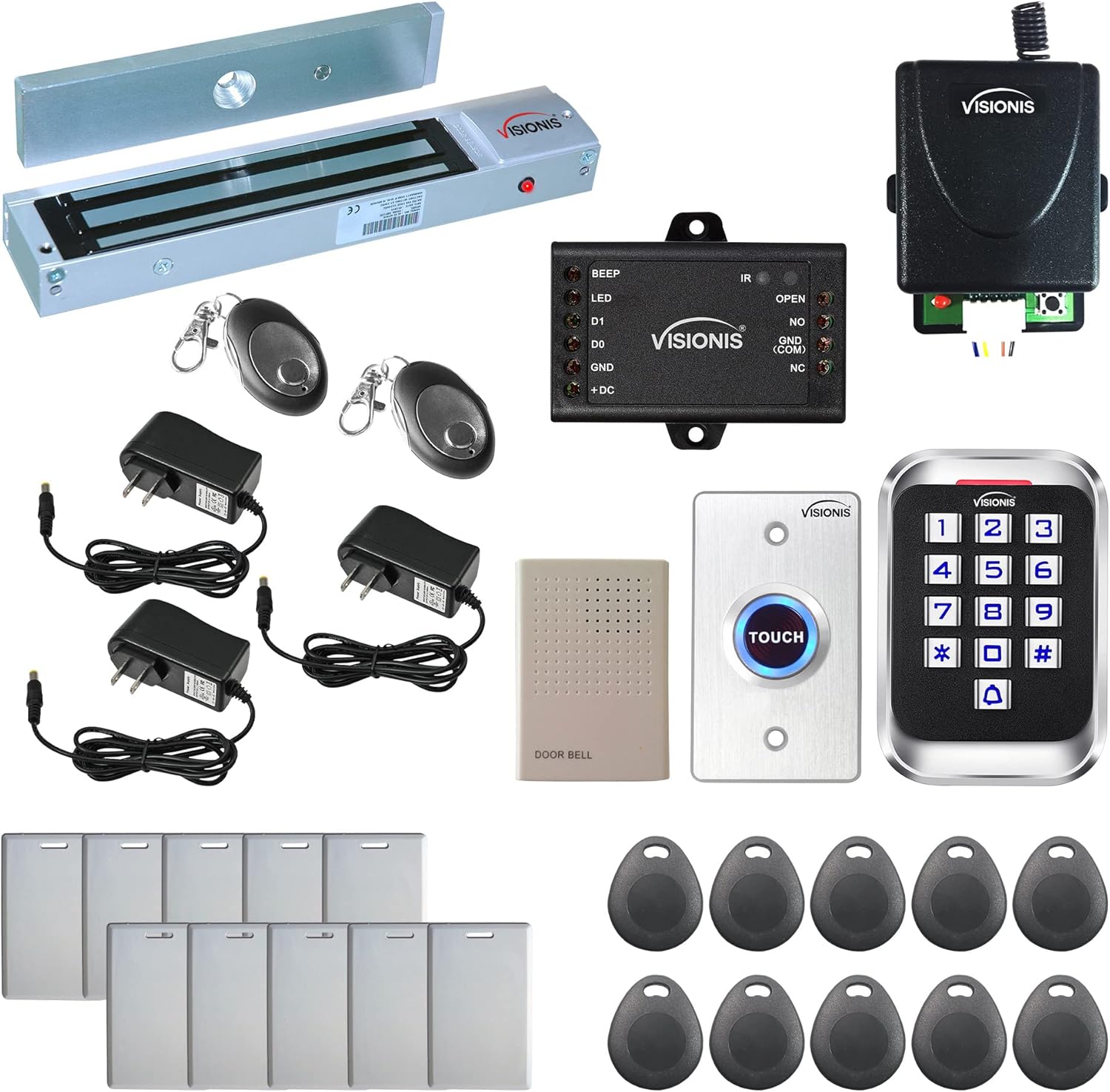 Visionis FPC-5628 One Door Access Control Kit with Maglock