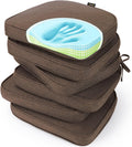 SUNROX Gel Memory Foam Chair Cushions Set of 6 - Cooling