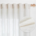 French Door Curtains for Closet Doorways White Cotton Sheer Drapes