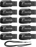 SanDisk 64GB Ultra Shift USB 3.0 Flash Drive Bundle with Lanyards