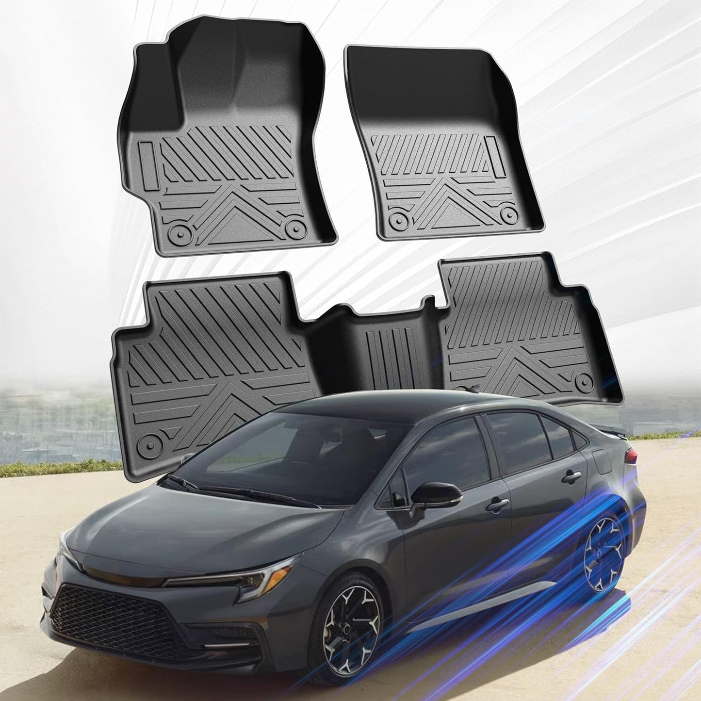 Custom Fit Car Floor Mats for Toyota Corolla 2020-2025 Models