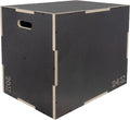 3 in 1 Non-Slip Wooden Plyo Box for Jumping Exercises