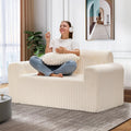 Hobestluk Couch Sofa 2-Seater Loveseat for Small Spaces - Comfy Foam