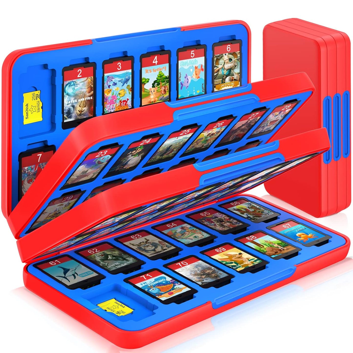 CYKOARMOR Game Card Case Holder for Nintendo Switch - 72 Slots