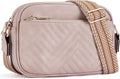 Quilted Crossbody Bag for Women - Small Vegan Leather Purse Women's