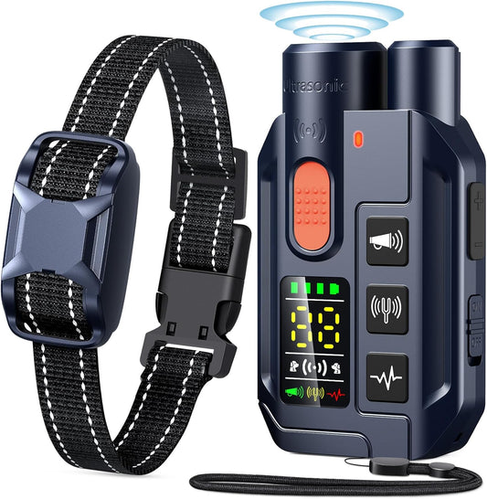 2 in 1 Dog Shock Collar with Remote for Effective Training