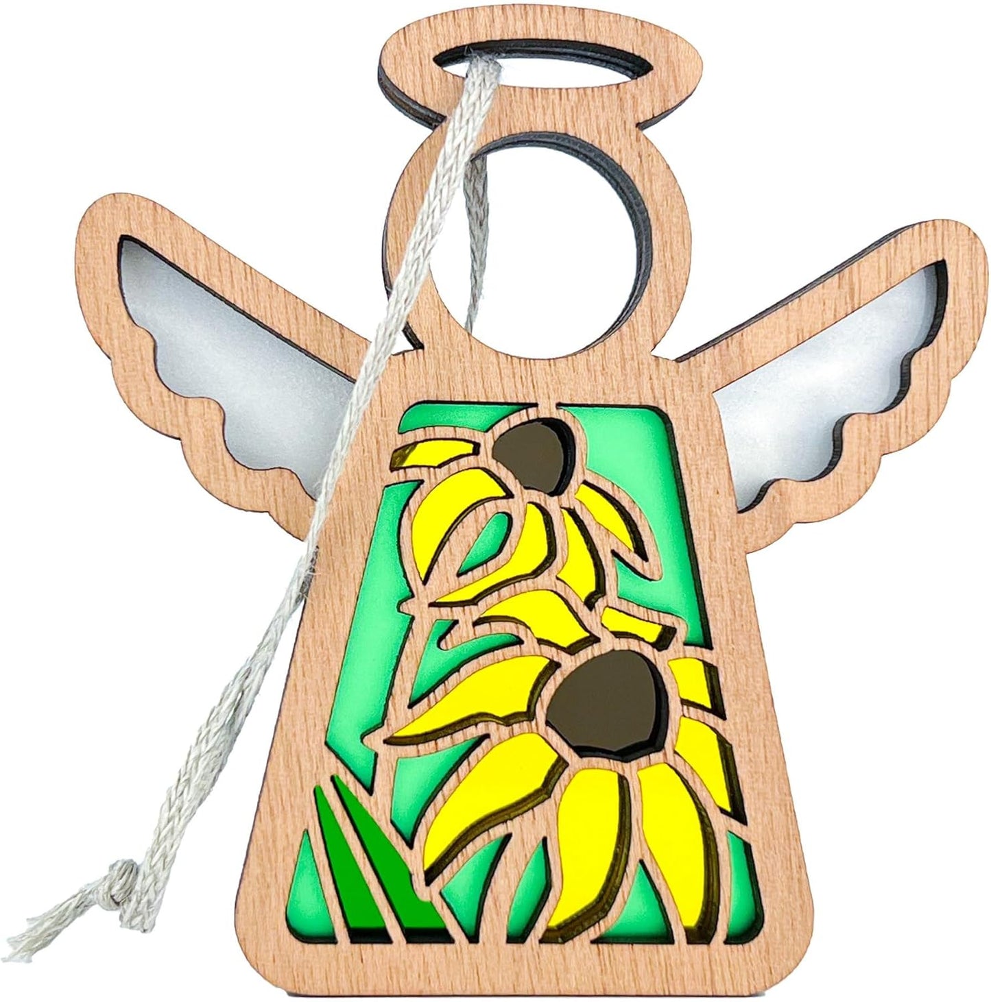 Black-Eyed Susan Flower Decor - Handmade Christmas Ornaments