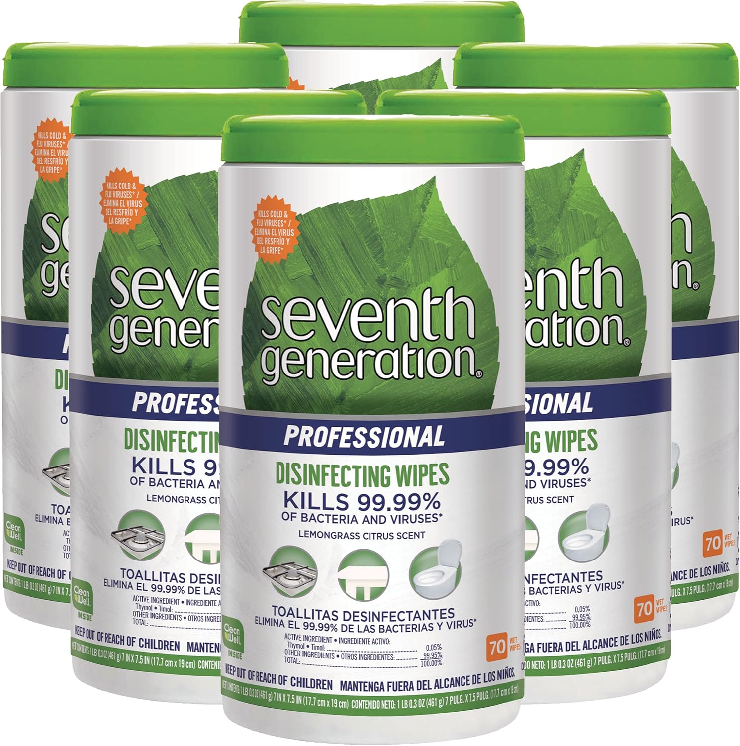 Seventh Generation Professional Disinfecting Multi Surface Wipes