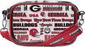 FOCO NCAA College Team Logo Stripe Clear Crossbody Bag Review