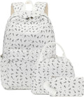 BTOOP School Backpacks for Teen Girls 3PC Set - Lightweight, Laptop