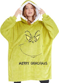 Oversized Wearable Hoodie Blanket Cozy Fleece Christmas Gift - Warm