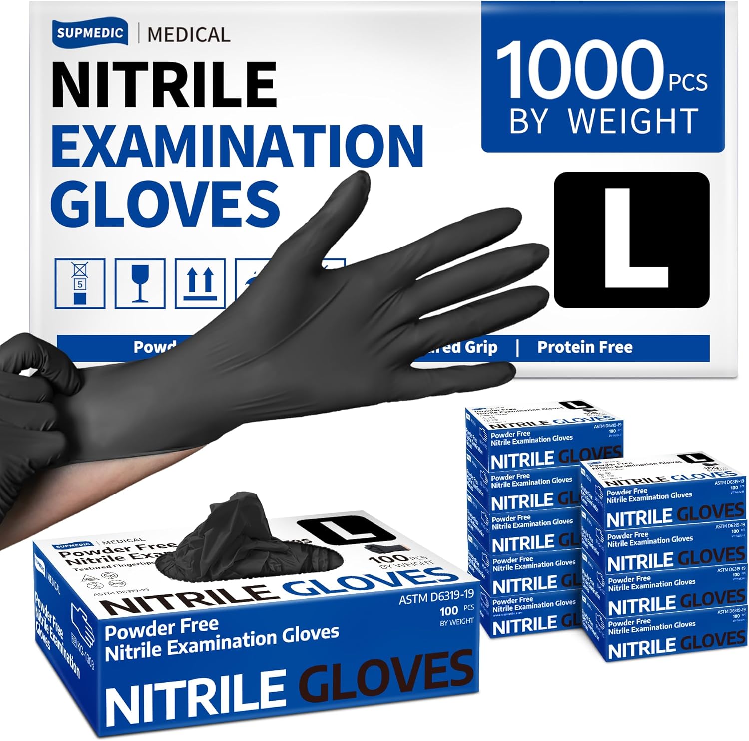 Medical Soft Max Nitrile Exam Gloves - 1000Pcs Latex-Free