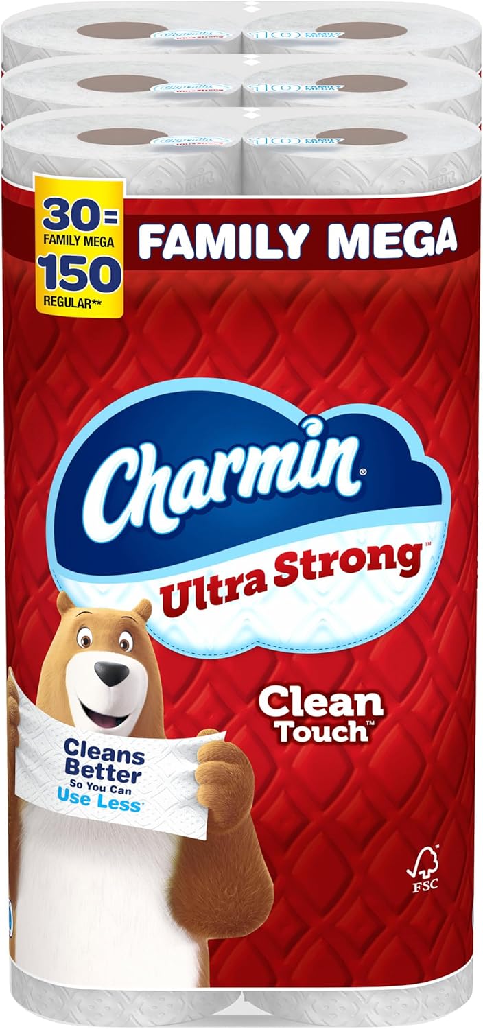 Charmin Ultra Strong Clean Touch Toilet Paper for Ultimate Clean