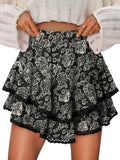 Flowy Shorts Ruffle Skorts High Waisted Tennis Skort - Comfortable Fit