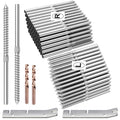 BLIKA 120 Pack T316 Stainless Steel Swage Lag Screws for Decks