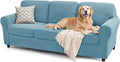 Stretch Sofa Slipcover for 3 Cushion Sofa - Steel Blue
